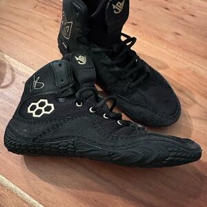 Rudis JB1 Black Metal Wrestling Shoes